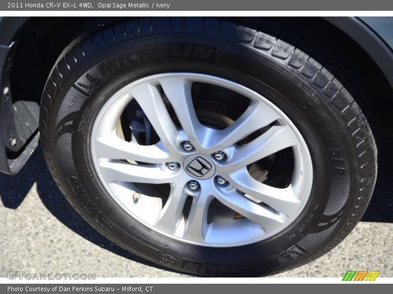 Opal Sage Metallic / Ivory 2011 Honda CR-V EX-L 4WD