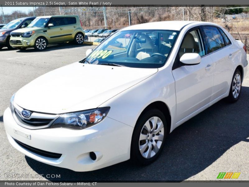 Satin White Pearl / Ivory 2011 Subaru Impreza 2.5i Sedan