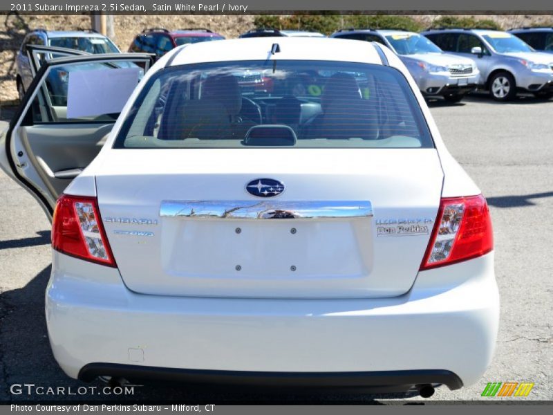 Satin White Pearl / Ivory 2011 Subaru Impreza 2.5i Sedan