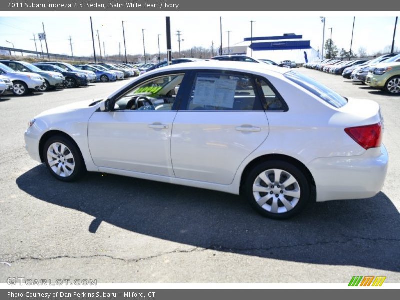 Satin White Pearl / Ivory 2011 Subaru Impreza 2.5i Sedan