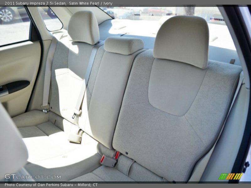 Satin White Pearl / Ivory 2011 Subaru Impreza 2.5i Sedan