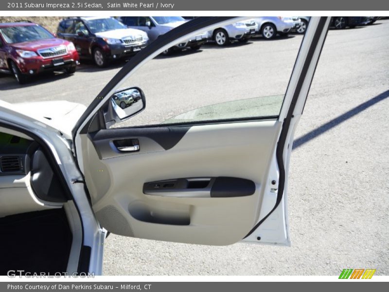 Satin White Pearl / Ivory 2011 Subaru Impreza 2.5i Sedan