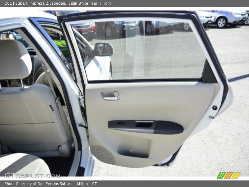 Satin White Pearl / Ivory 2011 Subaru Impreza 2.5i Sedan