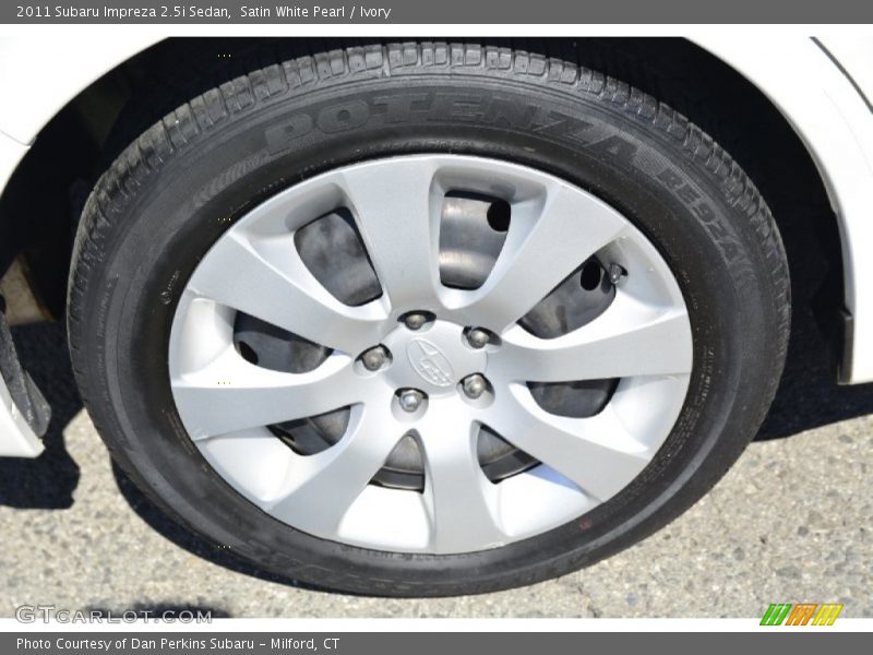 Satin White Pearl / Ivory 2011 Subaru Impreza 2.5i Sedan