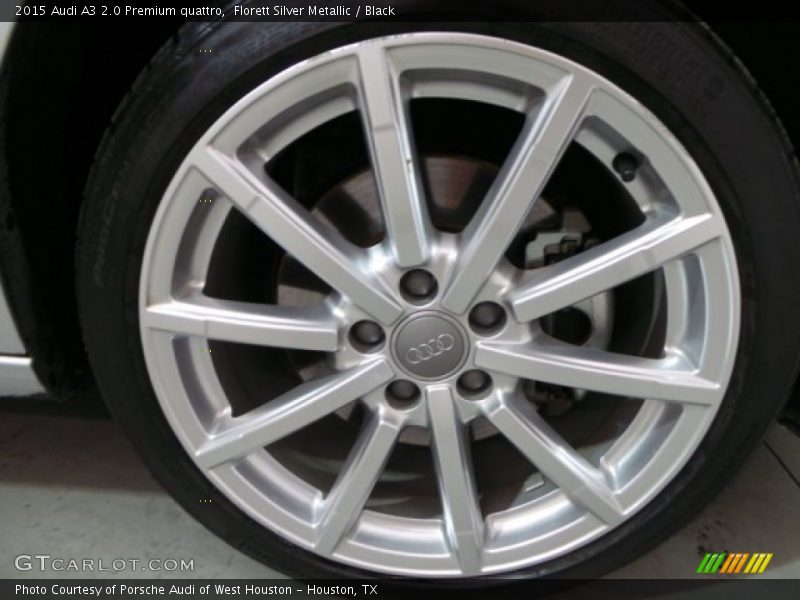 Florett Silver Metallic / Black 2015 Audi A3 2.0 Premium quattro