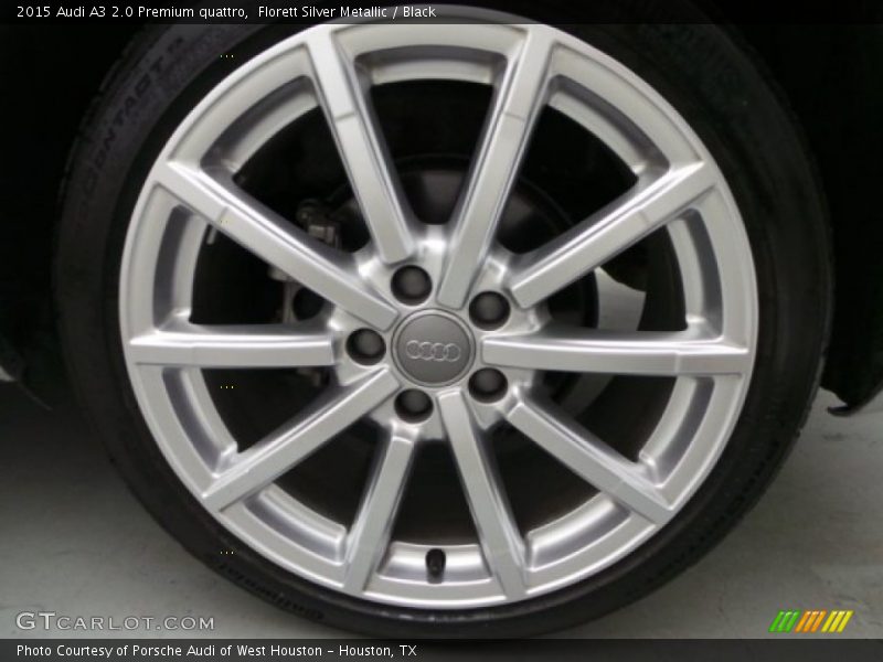 Florett Silver Metallic / Black 2015 Audi A3 2.0 Premium quattro