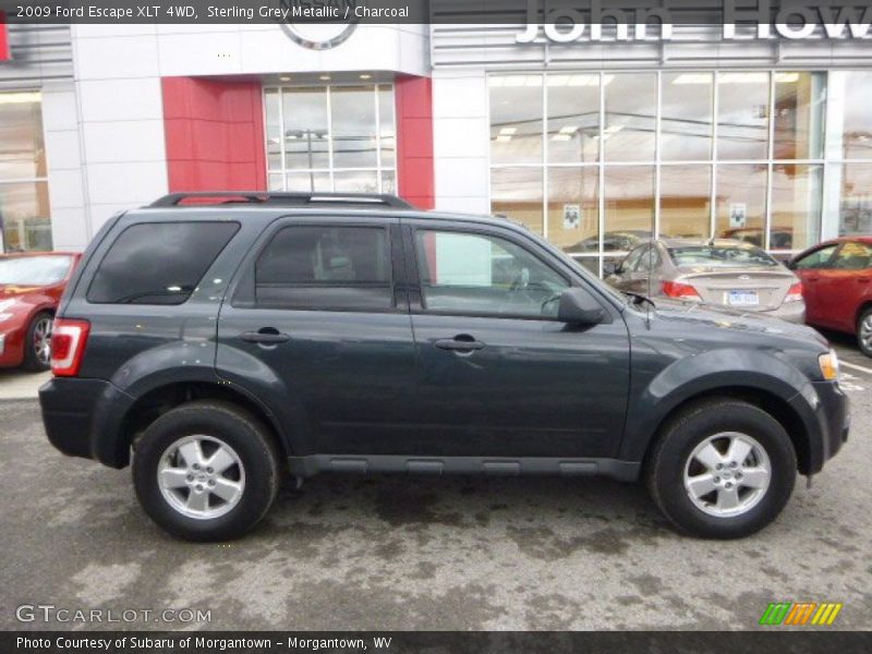 Sterling Grey Metallic / Charcoal 2009 Ford Escape XLT 4WD