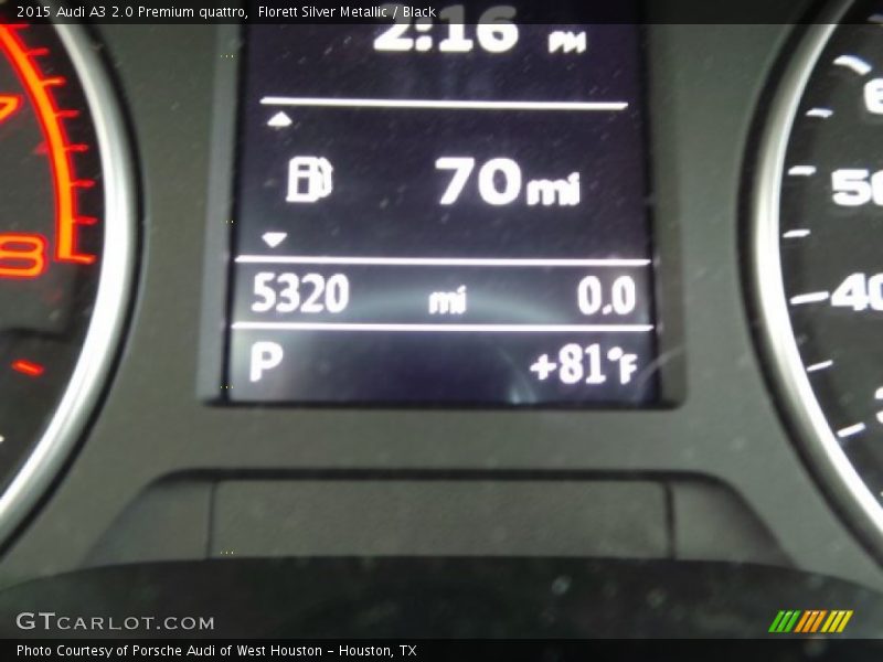 Florett Silver Metallic / Black 2015 Audi A3 2.0 Premium quattro