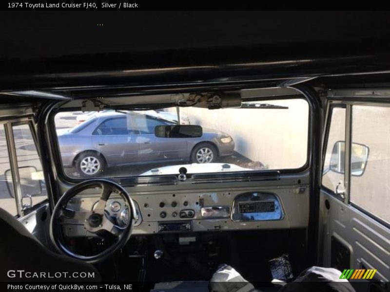 Silver / Black 1974 Toyota Land Cruiser FJ40
