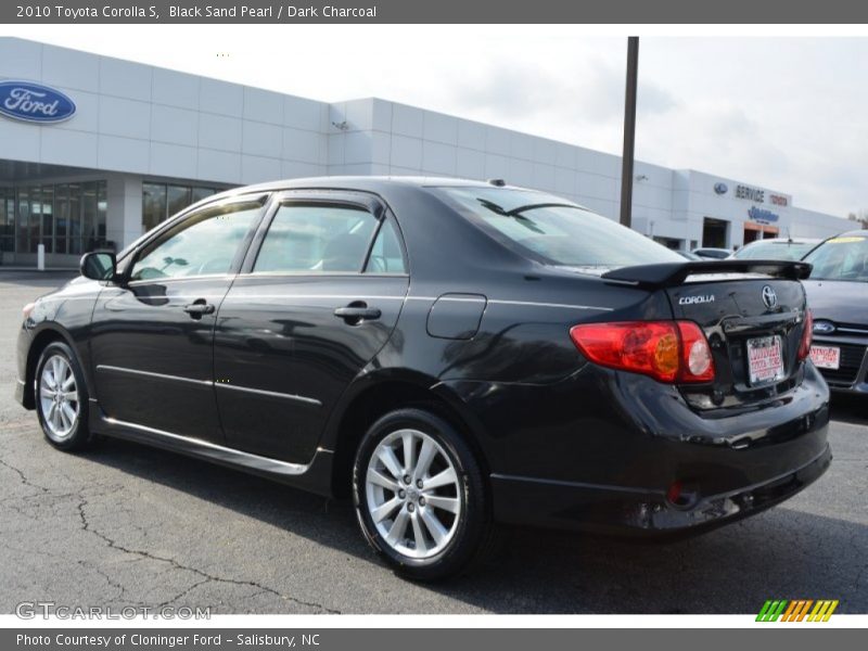 Black Sand Pearl / Dark Charcoal 2010 Toyota Corolla S