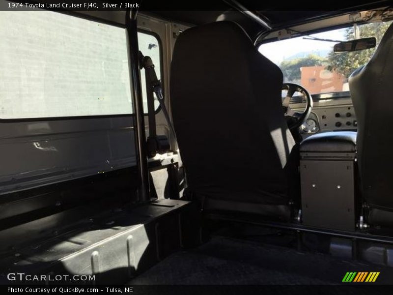 Silver / Black 1974 Toyota Land Cruiser FJ40