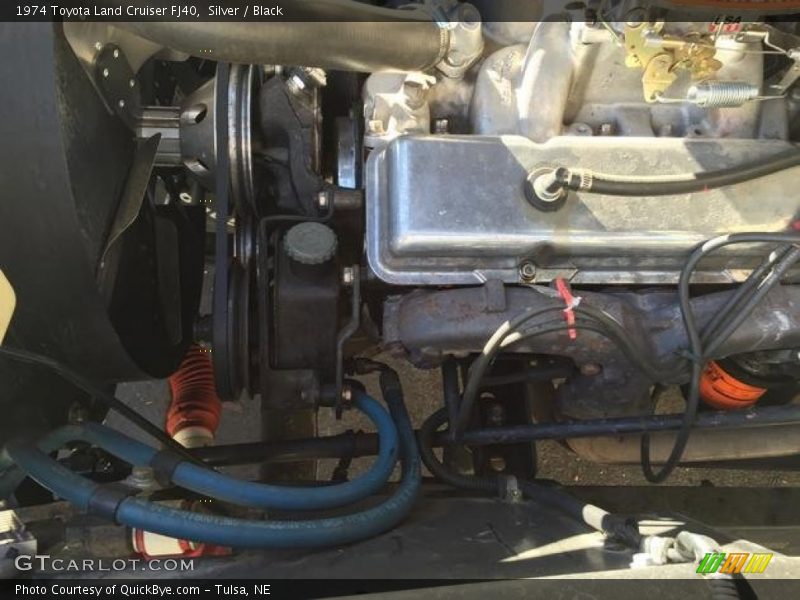 Silver / Black 1974 Toyota Land Cruiser FJ40
