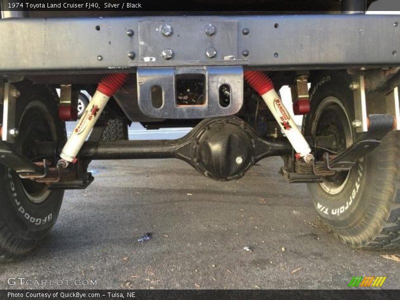 Silver / Black 1974 Toyota Land Cruiser FJ40