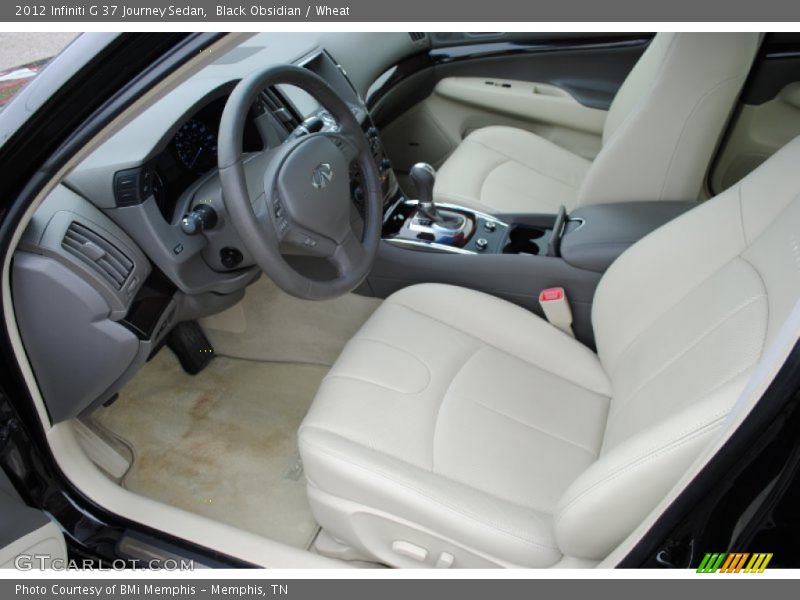Black Obsidian / Wheat 2012 Infiniti G 37 Journey Sedan
