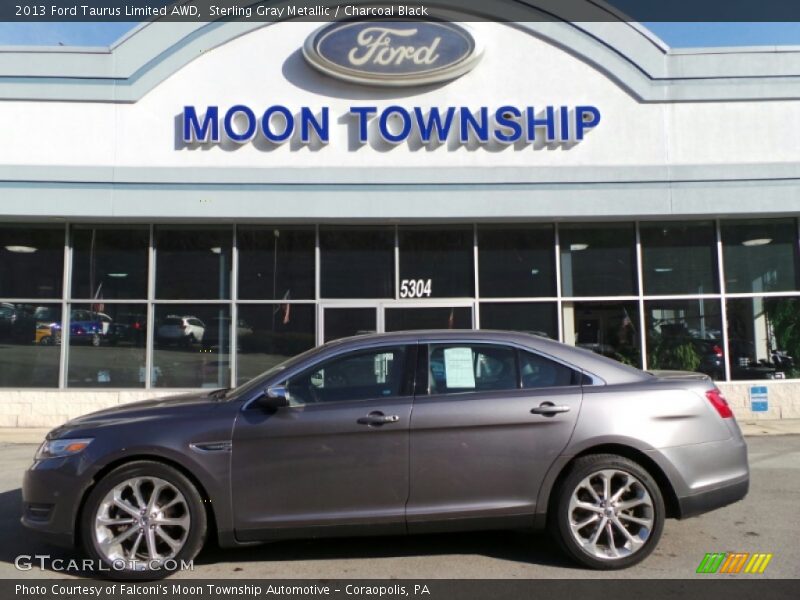 Sterling Gray Metallic / Charcoal Black 2013 Ford Taurus Limited AWD