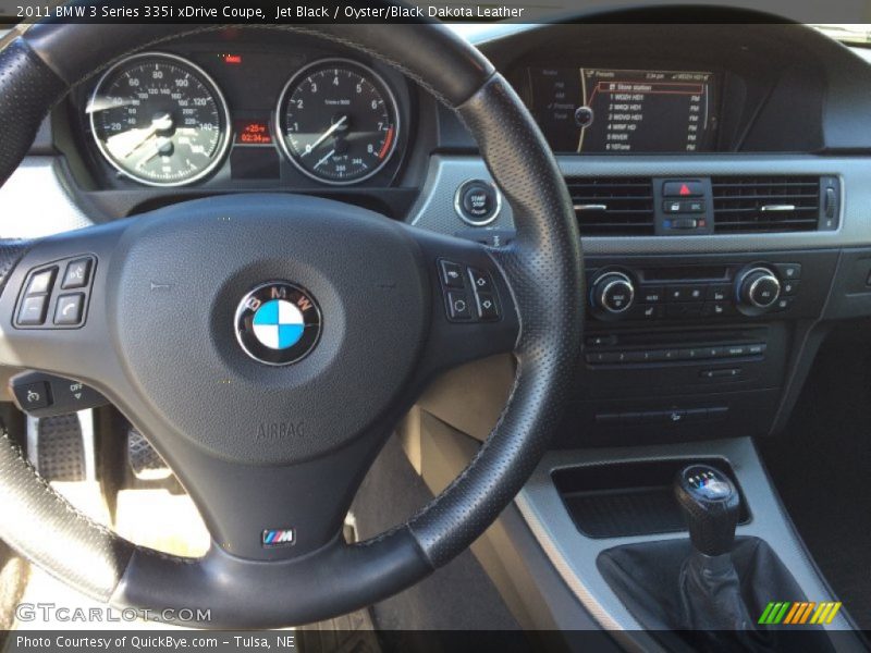 Jet Black / Oyster/Black Dakota Leather 2011 BMW 3 Series 335i xDrive Coupe