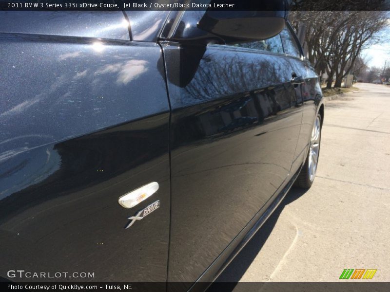 Jet Black / Oyster/Black Dakota Leather 2011 BMW 3 Series 335i xDrive Coupe