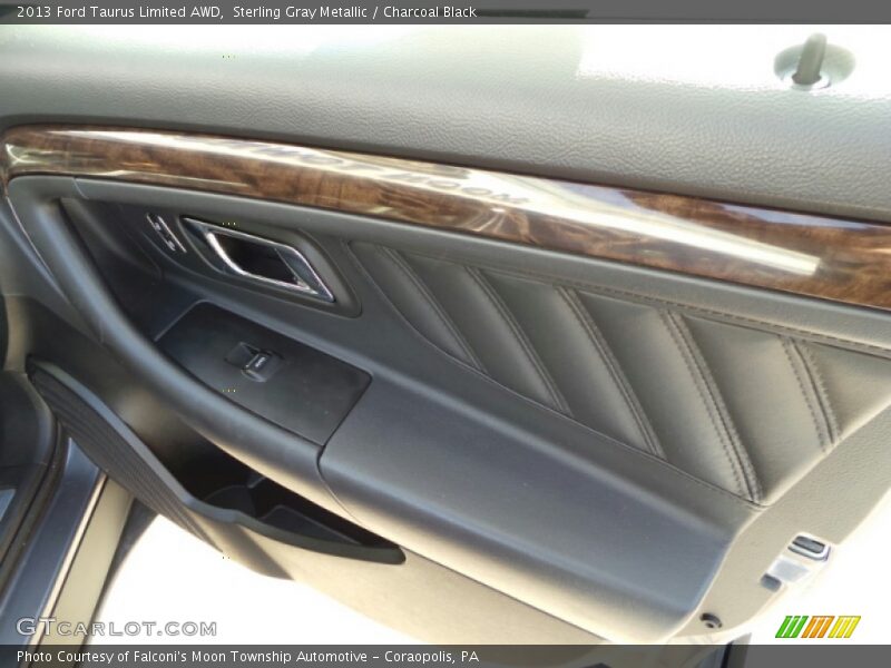 Sterling Gray Metallic / Charcoal Black 2013 Ford Taurus Limited AWD