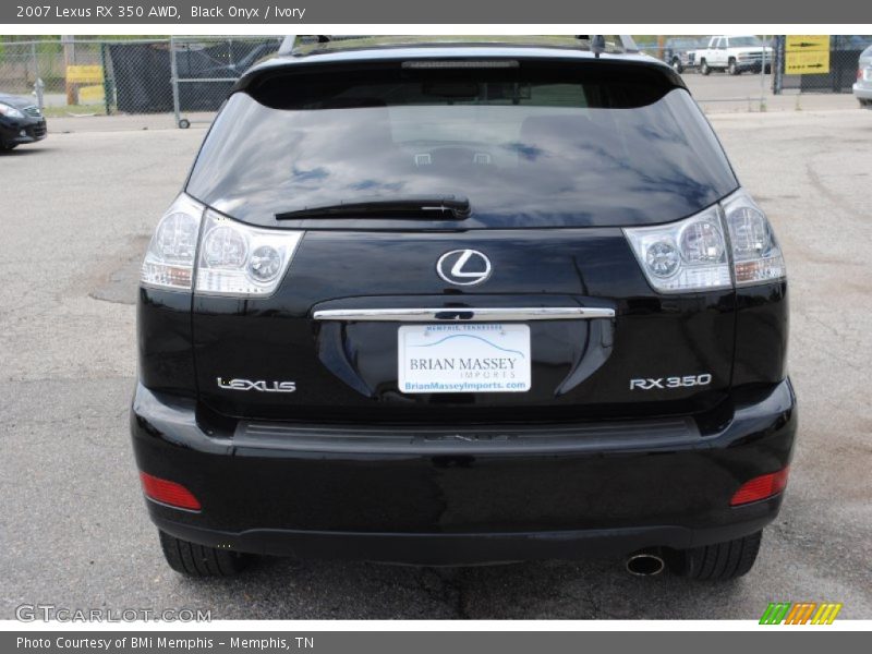 Black Onyx / Ivory 2007 Lexus RX 350 AWD