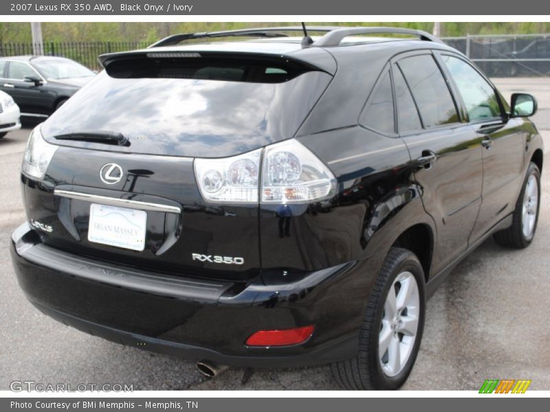 Black Onyx / Ivory 2007 Lexus RX 350 AWD
