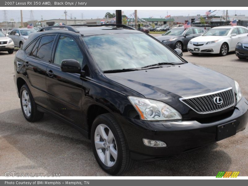 Black Onyx / Ivory 2007 Lexus RX 350 AWD