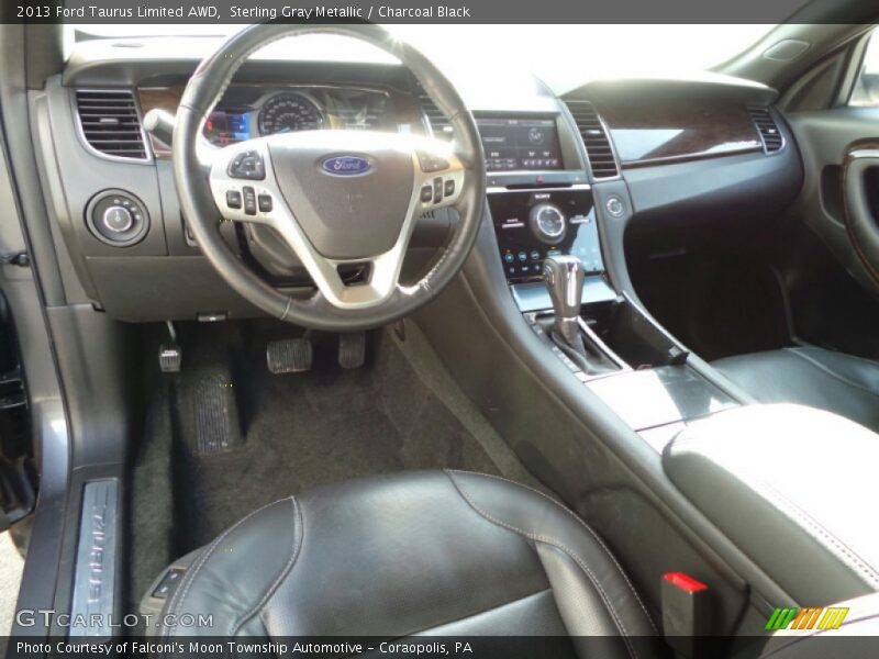 Sterling Gray Metallic / Charcoal Black 2013 Ford Taurus Limited AWD