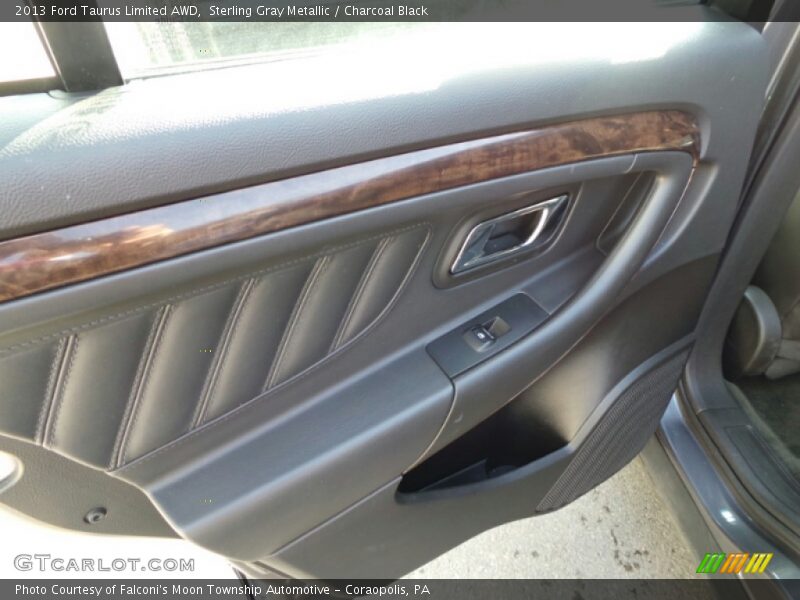 Sterling Gray Metallic / Charcoal Black 2013 Ford Taurus Limited AWD