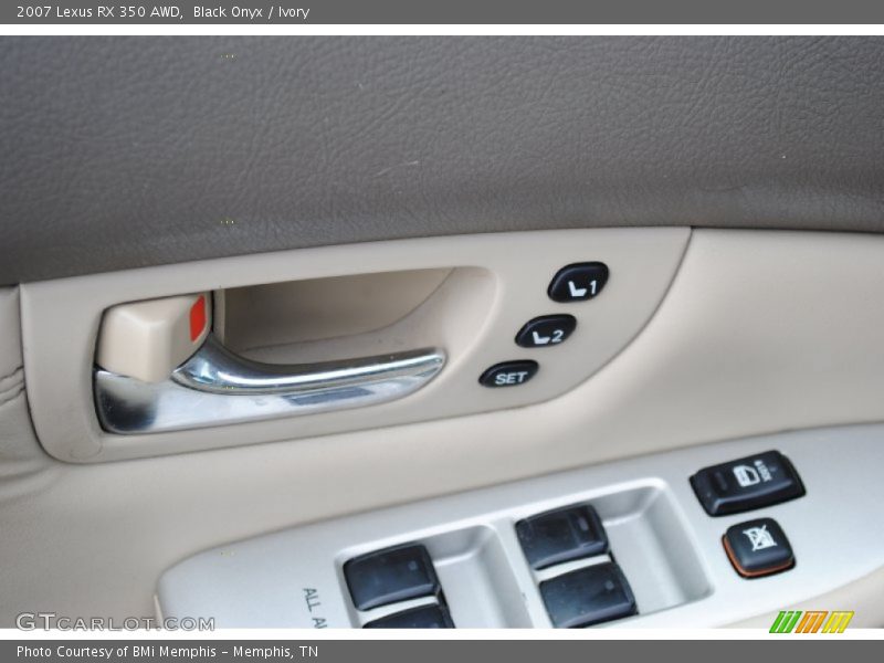 Black Onyx / Ivory 2007 Lexus RX 350 AWD