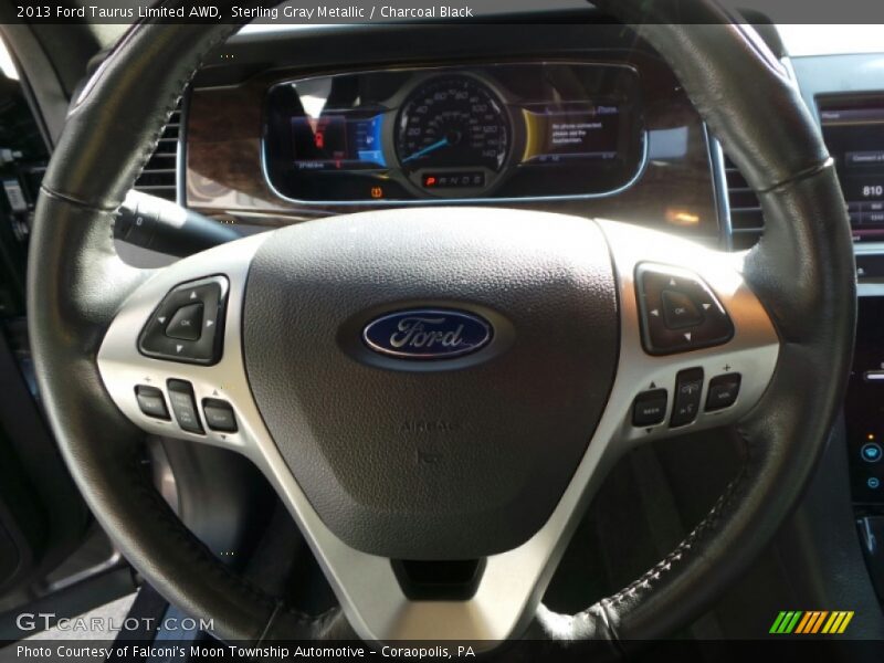 Sterling Gray Metallic / Charcoal Black 2013 Ford Taurus Limited AWD
