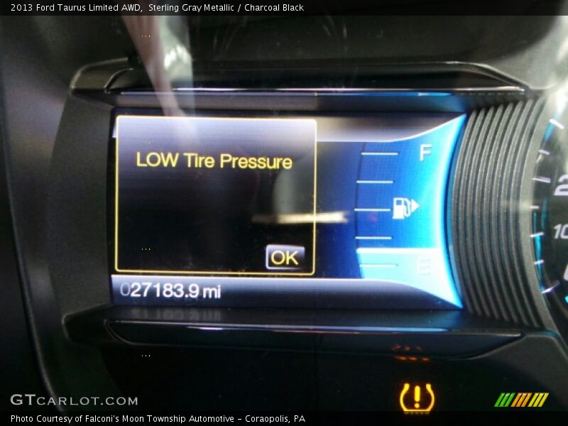 Sterling Gray Metallic / Charcoal Black 2013 Ford Taurus Limited AWD