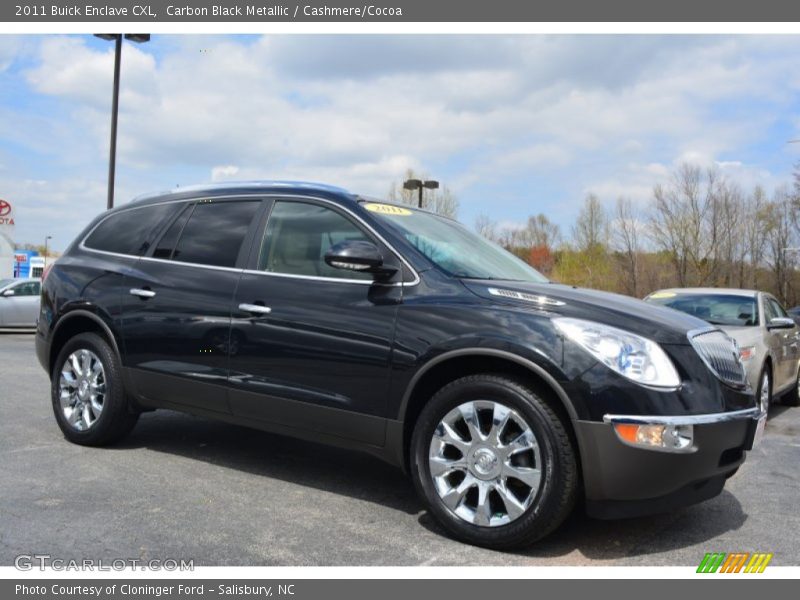 Carbon Black Metallic / Cashmere/Cocoa 2011 Buick Enclave CXL