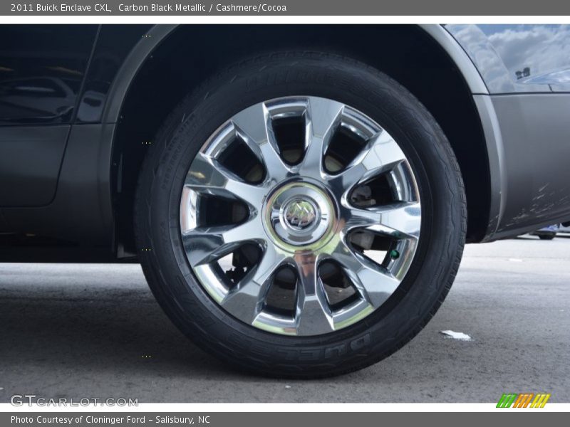 Carbon Black Metallic / Cashmere/Cocoa 2011 Buick Enclave CXL