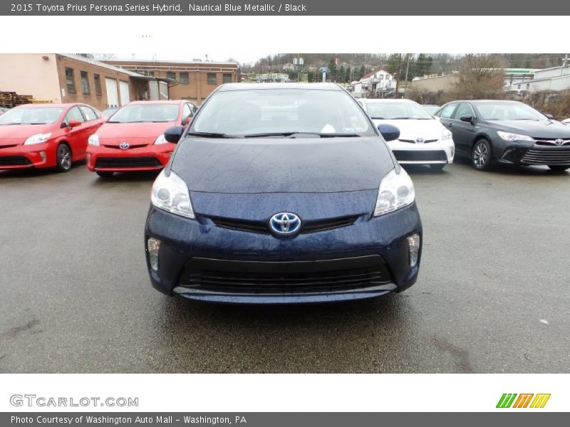 Nautical Blue Metallic / Black 2015 Toyota Prius Persona Series Hybrid