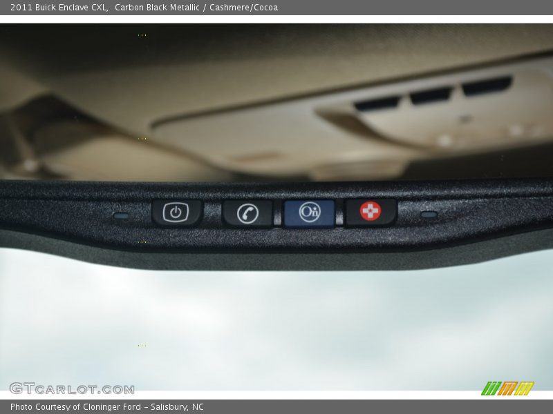 Carbon Black Metallic / Cashmere/Cocoa 2011 Buick Enclave CXL