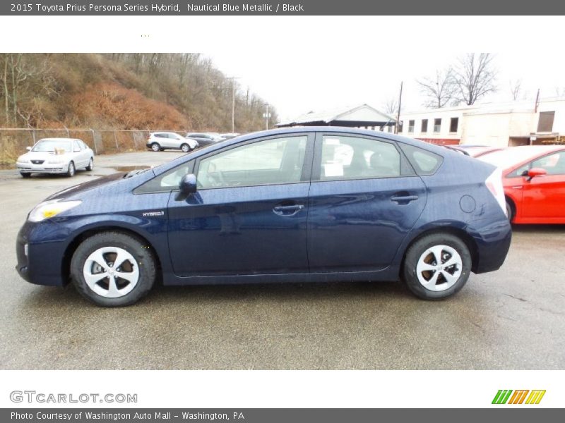 Nautical Blue Metallic / Black 2015 Toyota Prius Persona Series Hybrid