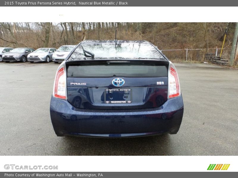 Nautical Blue Metallic / Black 2015 Toyota Prius Persona Series Hybrid