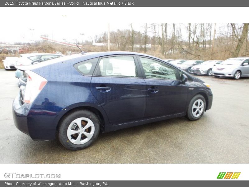 Nautical Blue Metallic / Black 2015 Toyota Prius Persona Series Hybrid