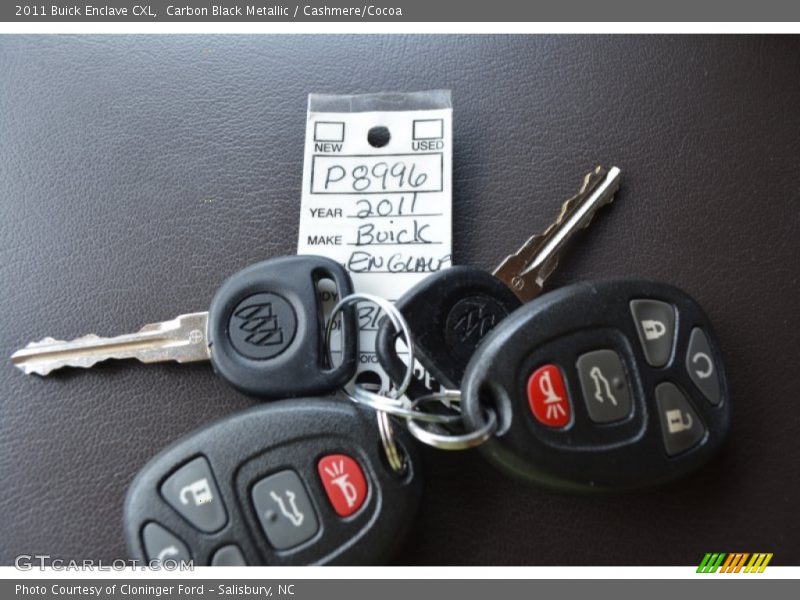 Carbon Black Metallic / Cashmere/Cocoa 2011 Buick Enclave CXL