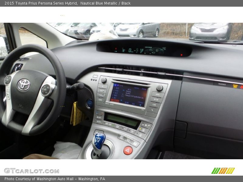Nautical Blue Metallic / Black 2015 Toyota Prius Persona Series Hybrid