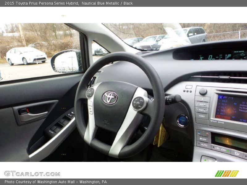 Nautical Blue Metallic / Black 2015 Toyota Prius Persona Series Hybrid