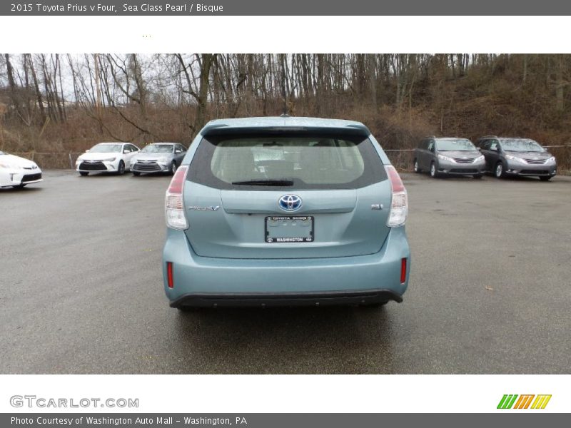 Sea Glass Pearl / Bisque 2015 Toyota Prius v Four