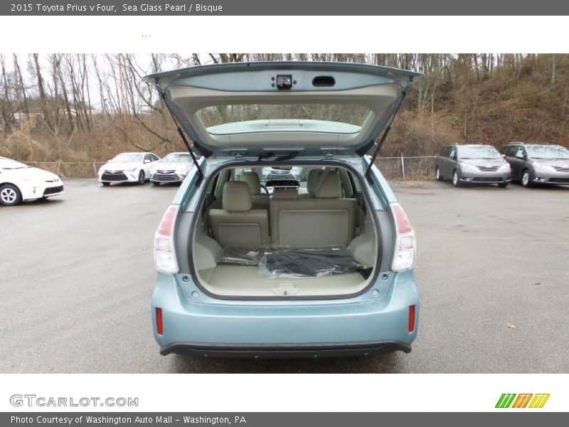 Sea Glass Pearl / Bisque 2015 Toyota Prius v Four