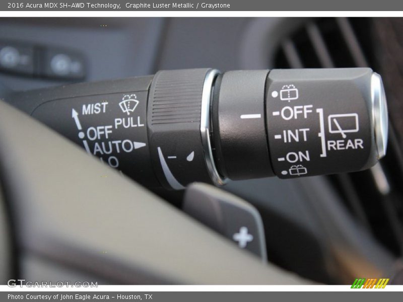 Graphite Luster Metallic / Graystone 2016 Acura MDX SH-AWD Technology