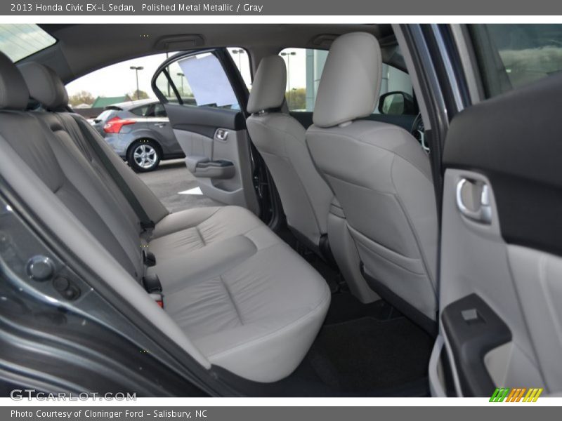 Rear Seat of 2013 Civic EX-L Sedan