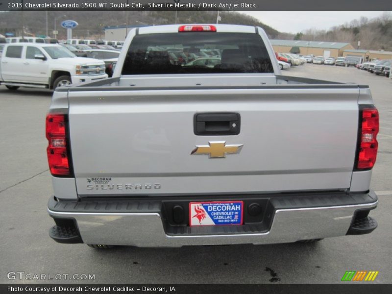 Silver Ice Metallic / Dark Ash/Jet Black 2015 Chevrolet Silverado 1500 WT Double Cab