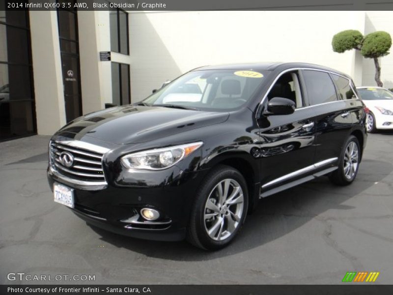 Black Obsidian / Graphite 2014 Infiniti QX60 3.5 AWD