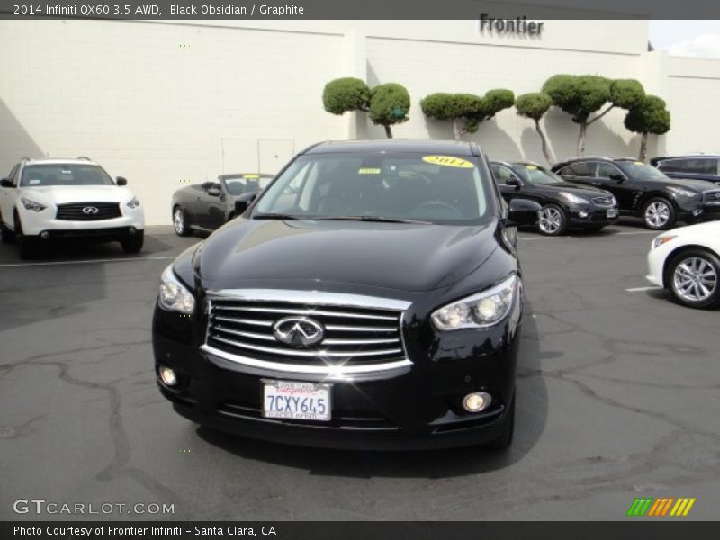 Black Obsidian / Graphite 2014 Infiniti QX60 3.5 AWD