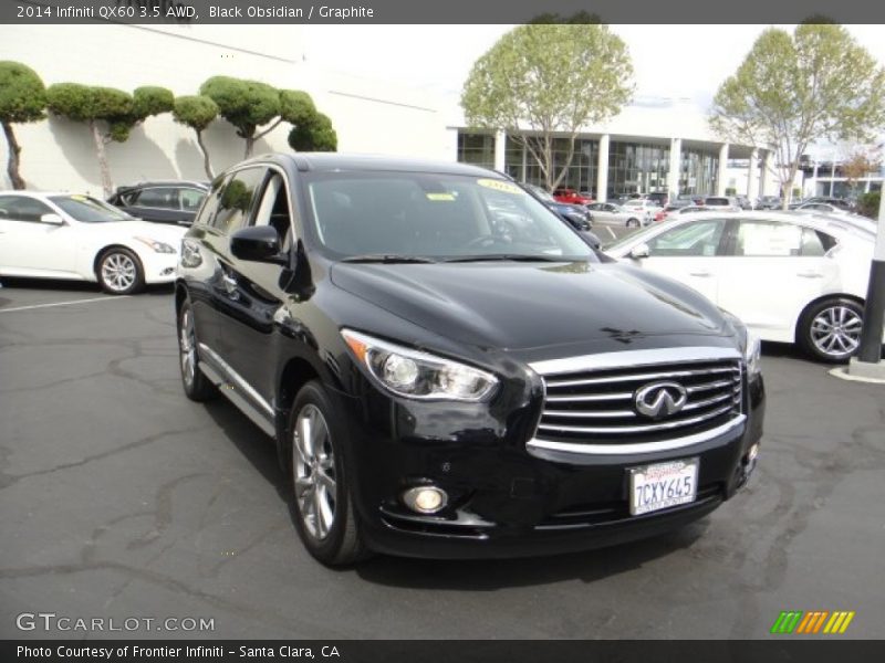 Black Obsidian / Graphite 2014 Infiniti QX60 3.5 AWD