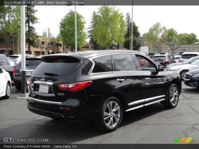 Black Obsidian / Graphite 2014 Infiniti QX60 3.5 AWD