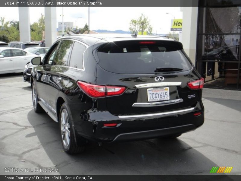 Black Obsidian / Graphite 2014 Infiniti QX60 3.5 AWD